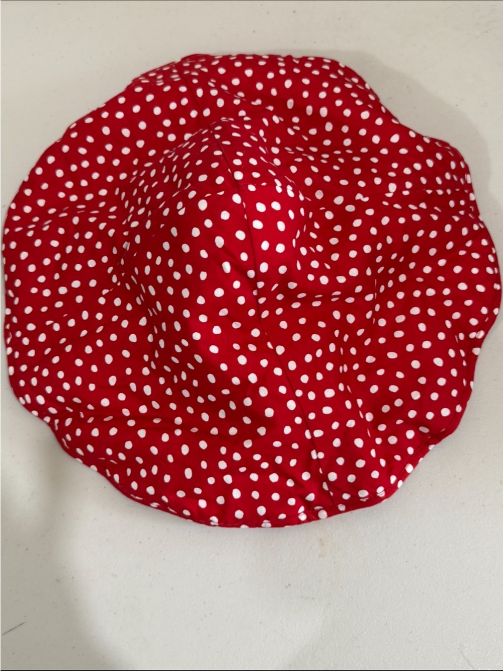 Band of wild Red Polka Dot Bucket Hat for Women - Classic Playful Style